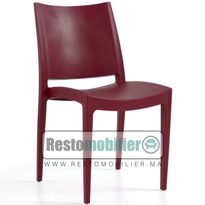 Chaise Floria bordeaux