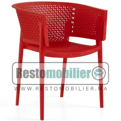 Fauteuil exterieur freedom Rouge