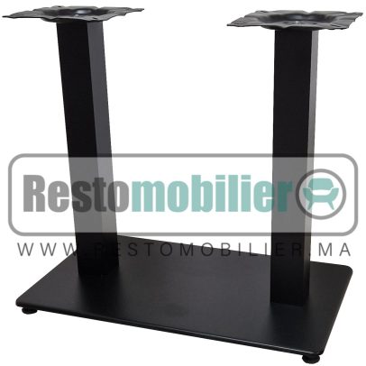 Pied de table Double Vigo Noir